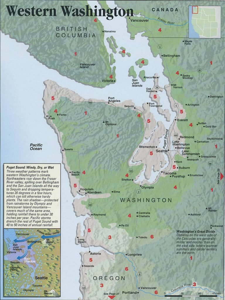 western Washington map